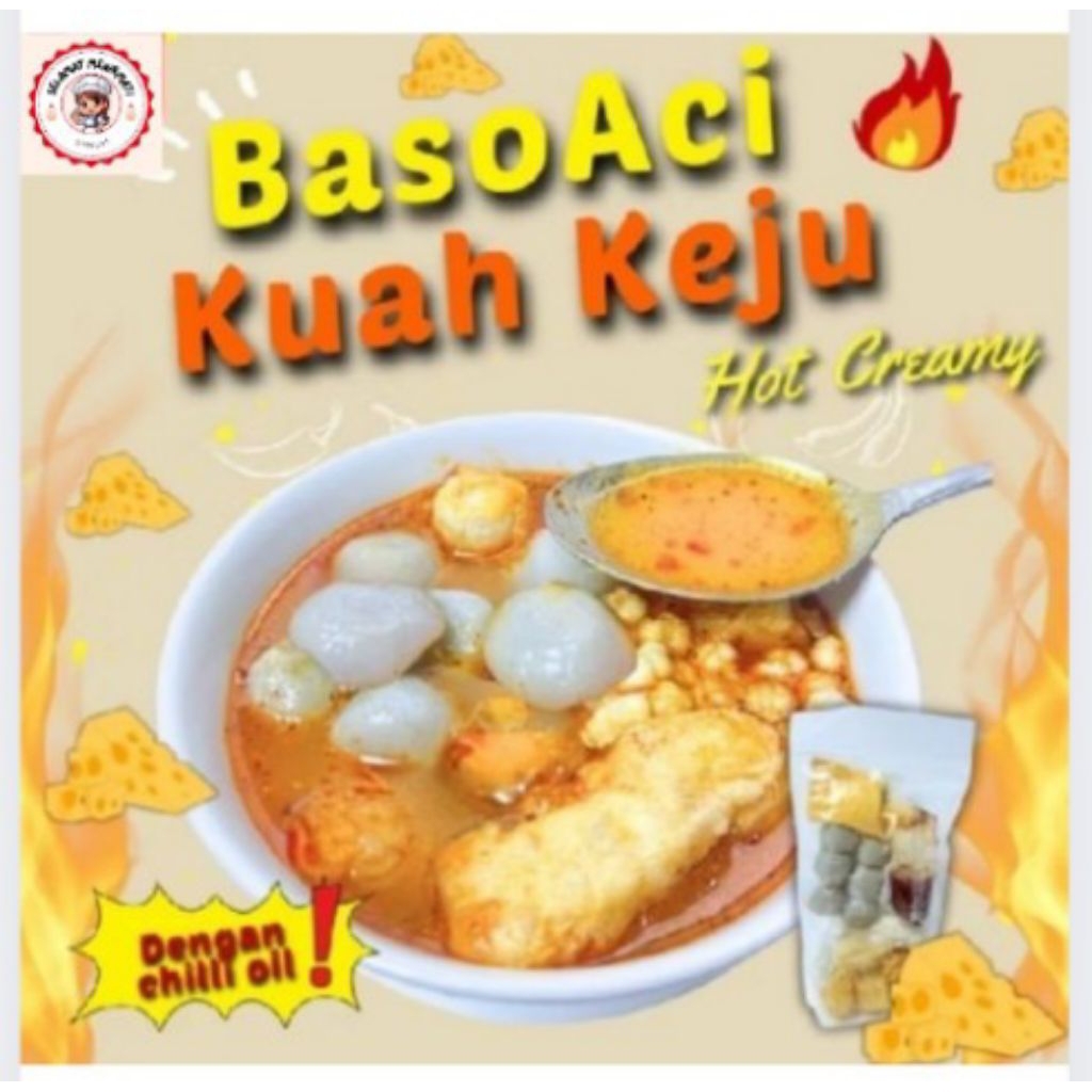 

1 Pack Baso Aci Original Kuah Keju isian Lengkap Mantull