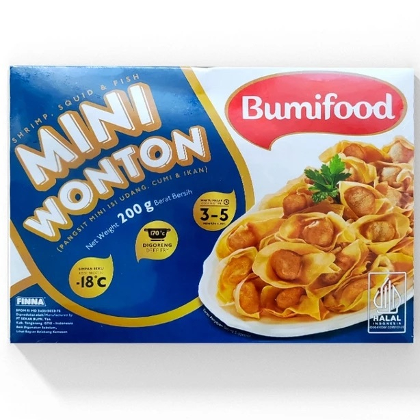 

Bumifood Mini Wonton 200gr - 350gr / Pangsit Mini Isi Udang
