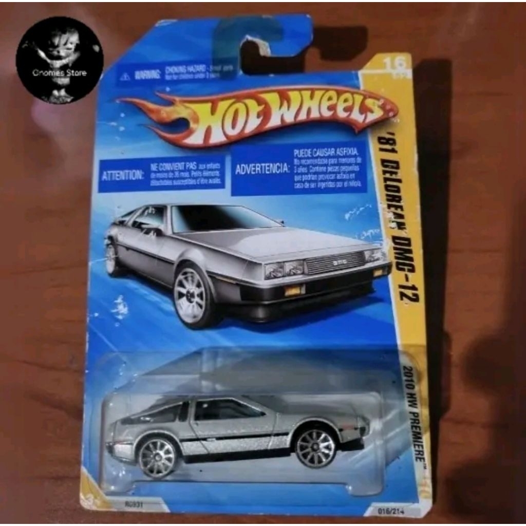Hot Wheels 81 Delorean DMC-12 2010 HW Premiere White