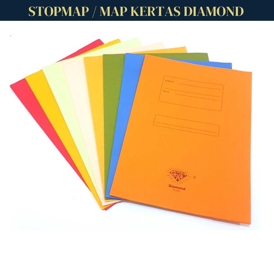 

KODE A79I Stopmap Map Kertas Tebal Folio Merk Diamond Harga Per 1bh