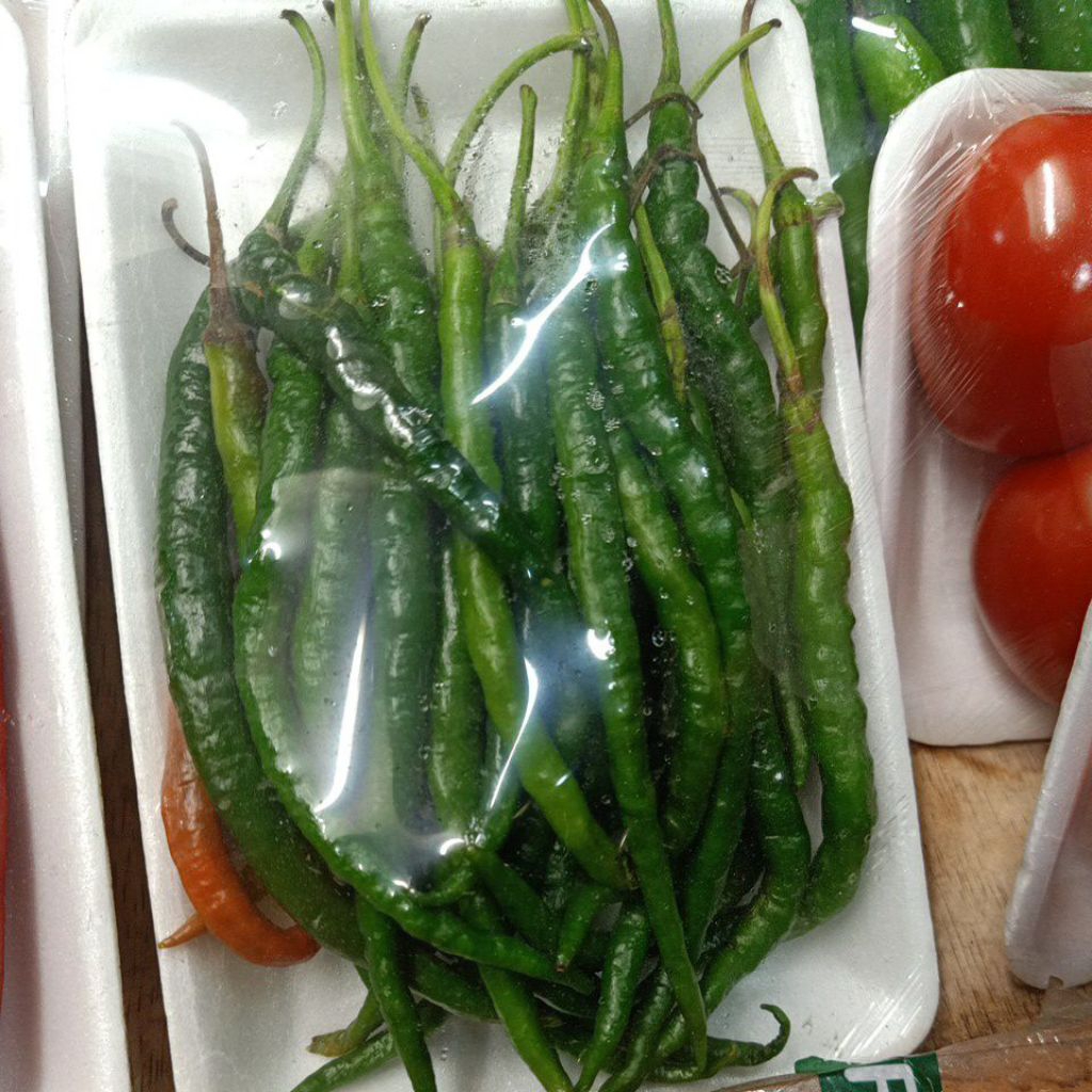 

cabe kriting hijau per pack