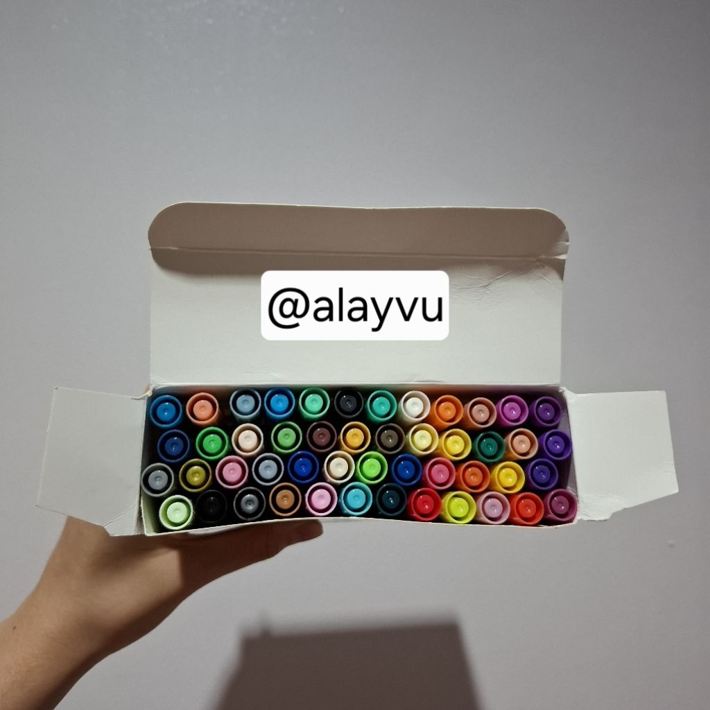 

PRELOVED Hightune Acrylic Markers 48 Warna