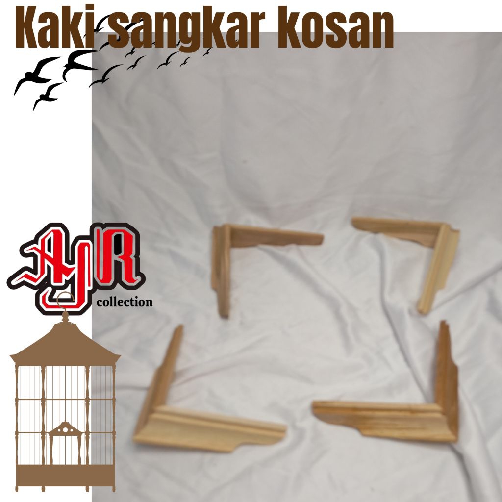 kaki sangkar kosan bahan kayu jati