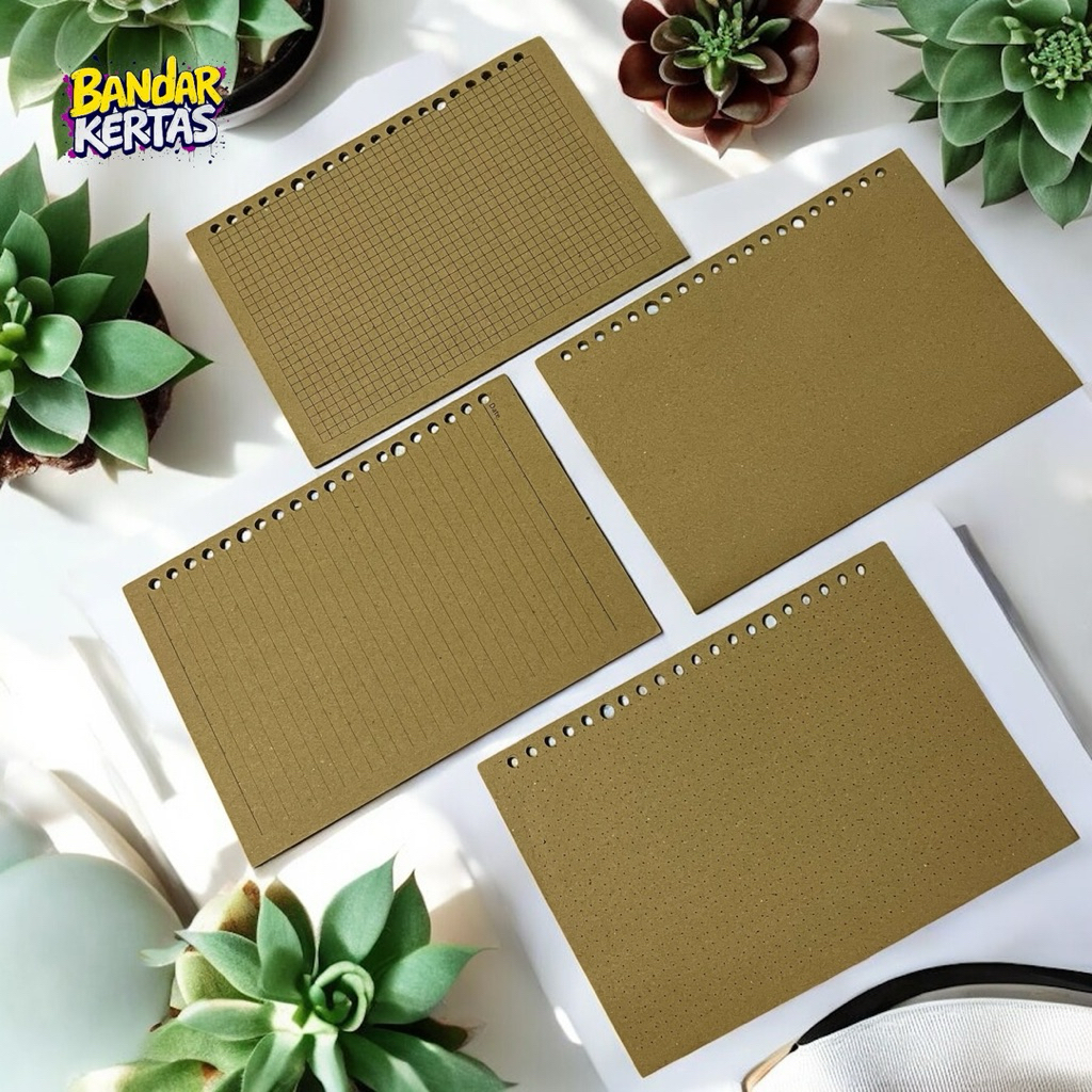 

Kertas Binder Brownpaper/Loose Leaf Brownpaper/Kertas isi ulang