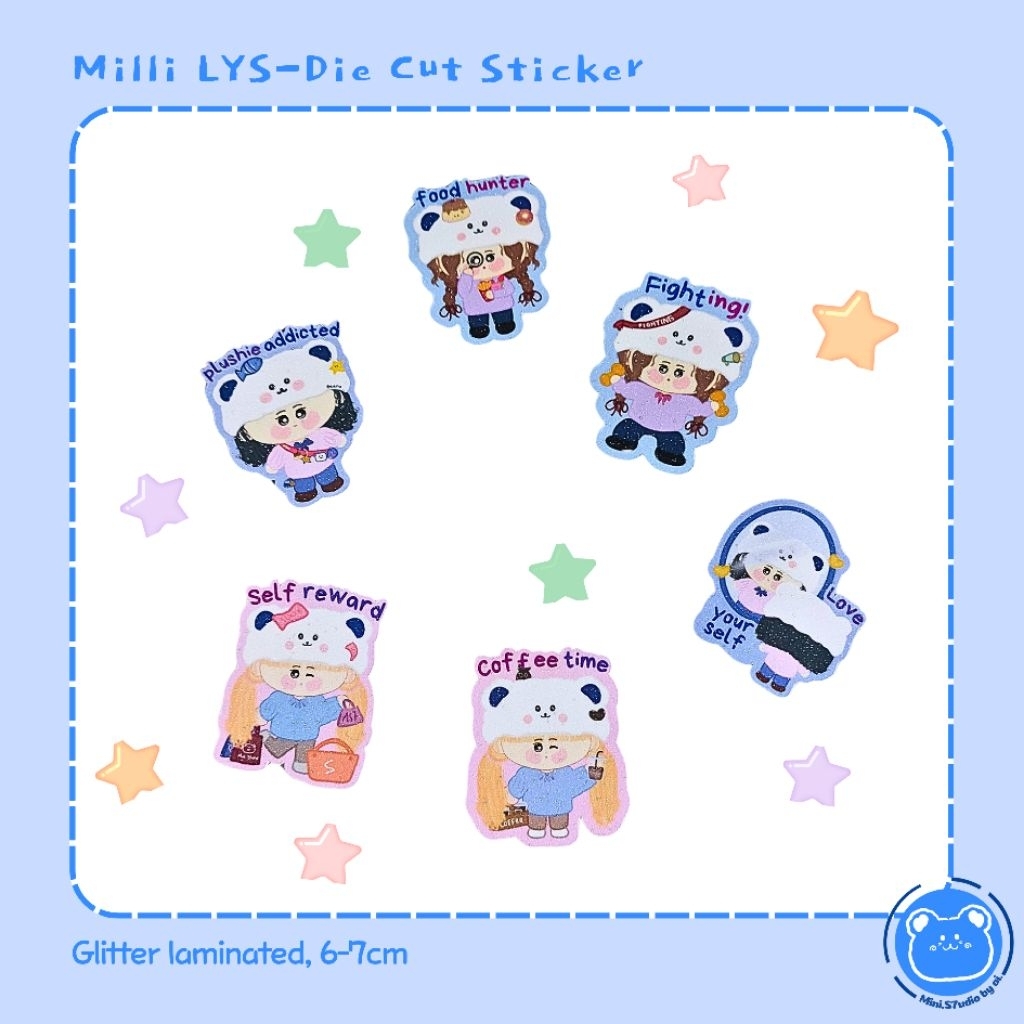 

Mini.S7udio by ai | Die cut sticker "Milli-Love Your Self