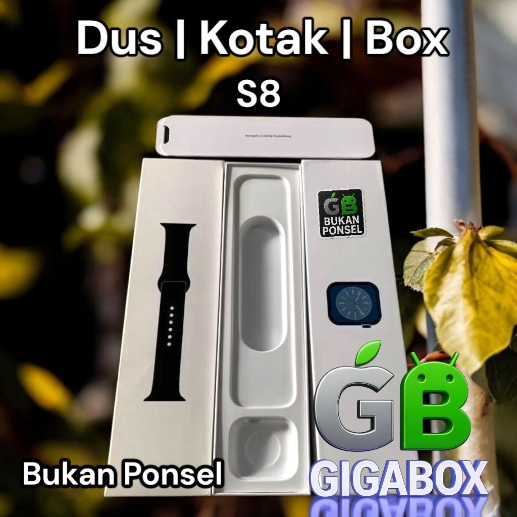 

Dus Kardus Box Smart Watch Series 3 / 4 / 5 / 6 / 7 / 8 / Ultra / 10 Kemasan Premium Dan