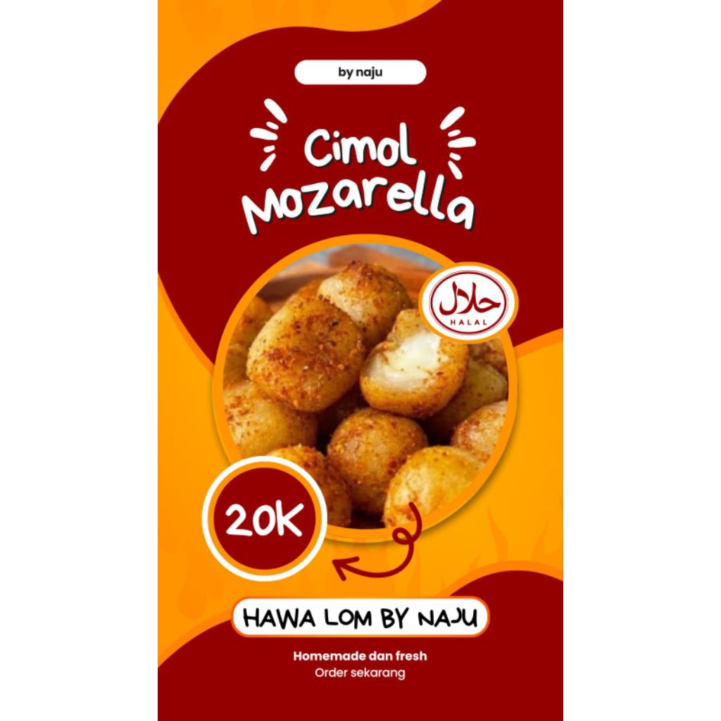 

cimol mozarella frozen halal dengan berbagai rasa