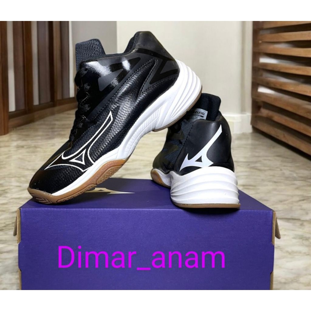 Mizuno thunderblade z sepatu voli pria olahraga outdoor