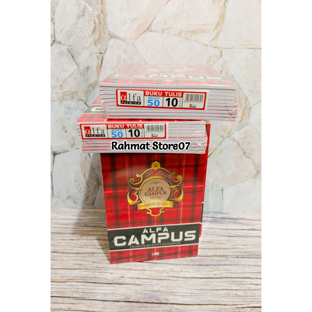 

( Isi 5 Pcs)Buku Tulis Alfa Campus 50 Lembar Ukuran B5