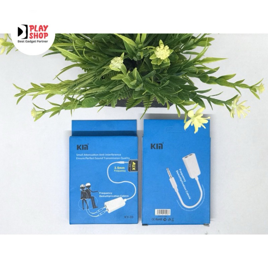 Kabel Audio / Audio Cable 3.5mm AUX / Kabel Putih / Kabel KY-39