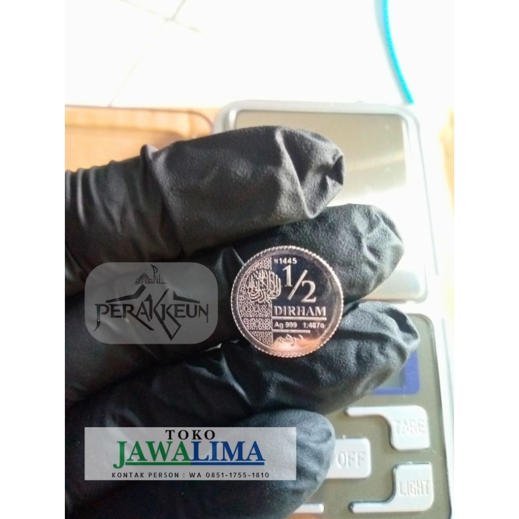 Dirham Nisfu ( 1/2 Dirham ) Wakala Amirat Nusantara
