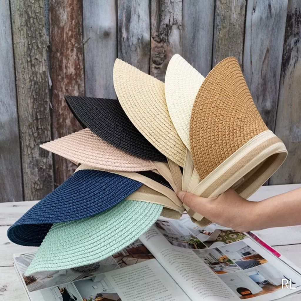 Topi Golf Bando Rotan Wanita Import