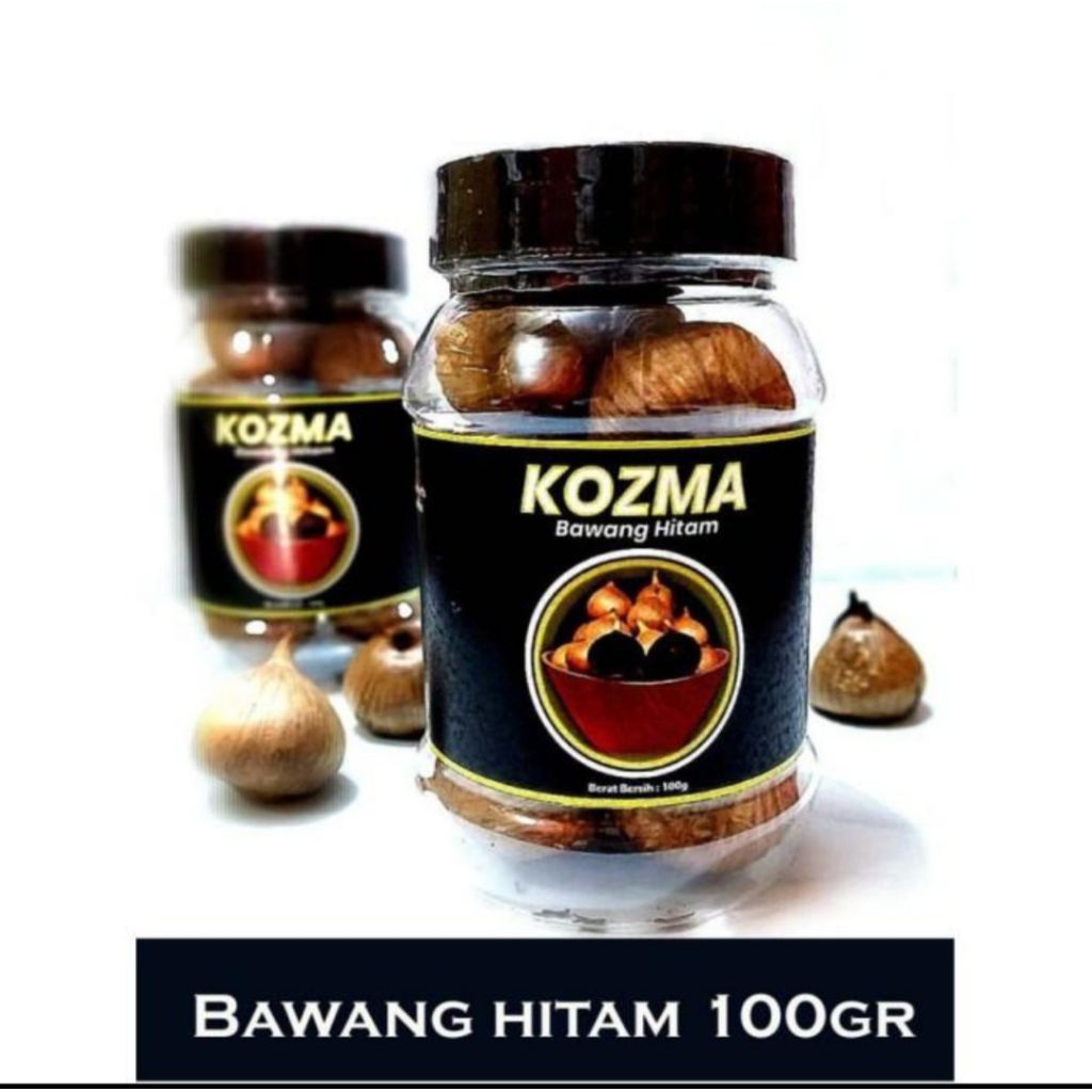 

Bawang Hitam Kozma Black Garlic Premium 100gr