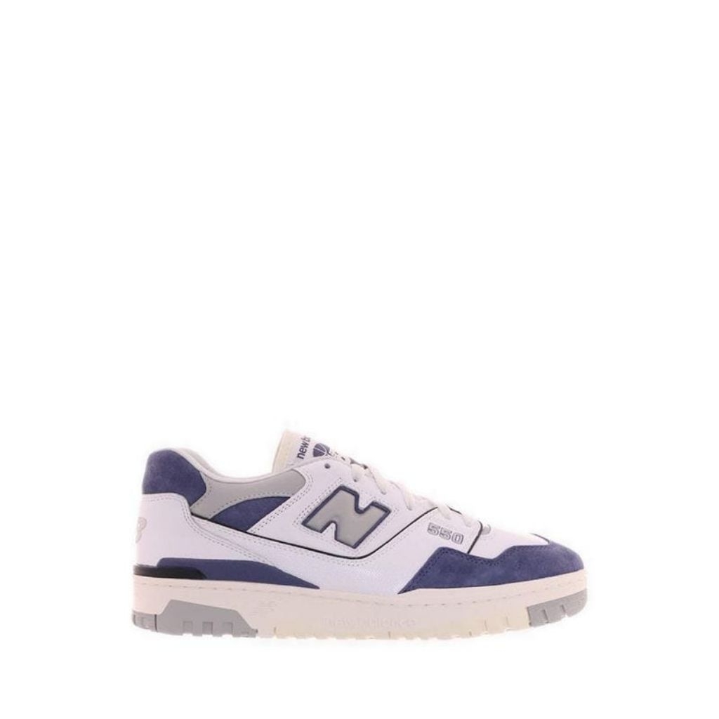 Sepatu Sneakers Pria New Balance 550 White/Navy NEWBB550BWG