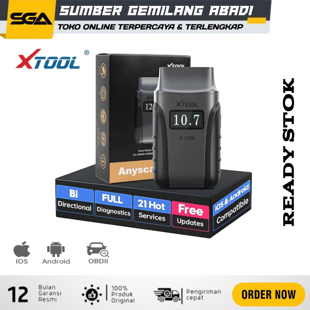 XTOOL Anyscan A30M Full System Diagnostic OBD2 Tools Work With IOS