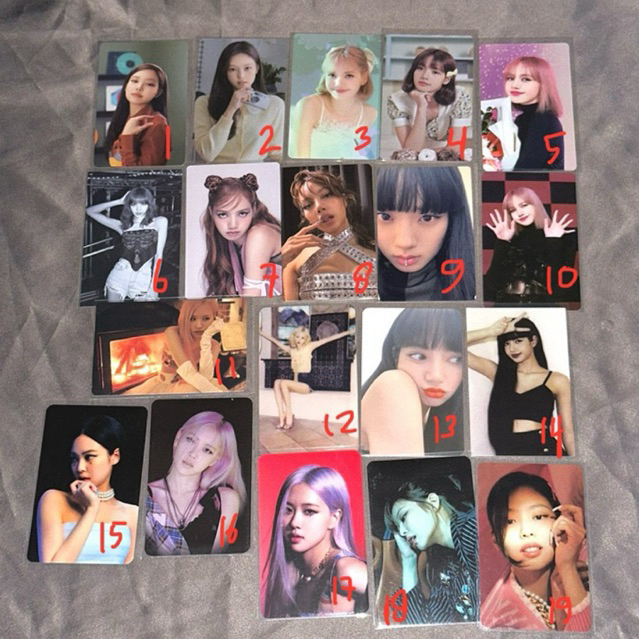 PHOTOCARD BLACKPINK JISOO JENNIE ROSE LISA ALTEREGO KIKI THE ALBUM BPTG BORN PINK SEASONS GREETING H