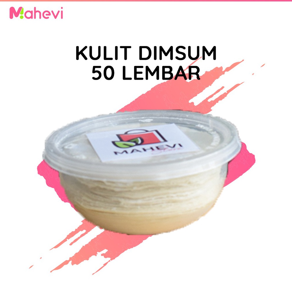 

New Kulit Dimsum Mahevi Bulat Tipis Lembut isi 5 Pcs