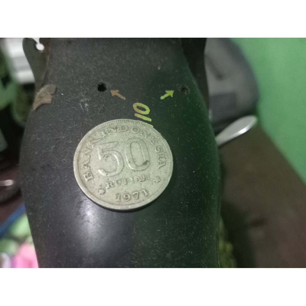 UANG KOIN 50 RUPIAH 1971 Cendrawasih