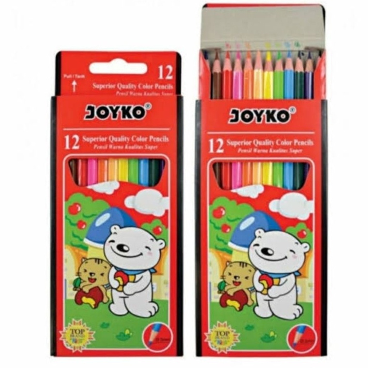 

KODE Y87P 12 Set Pensil Warna Joyko 12w CP12PB