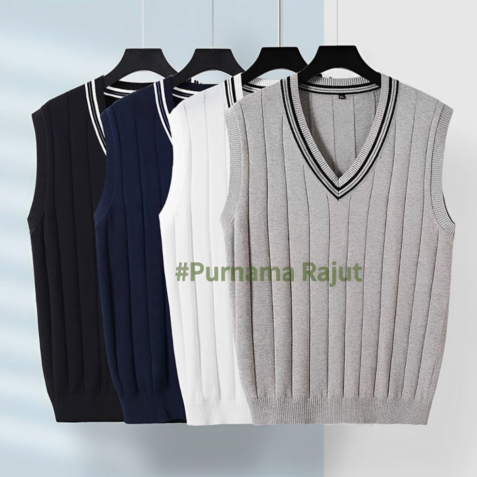 KODE S85P Rompi Rajut Atasan Pria Wanita Premium Baju Rajut Outerwear