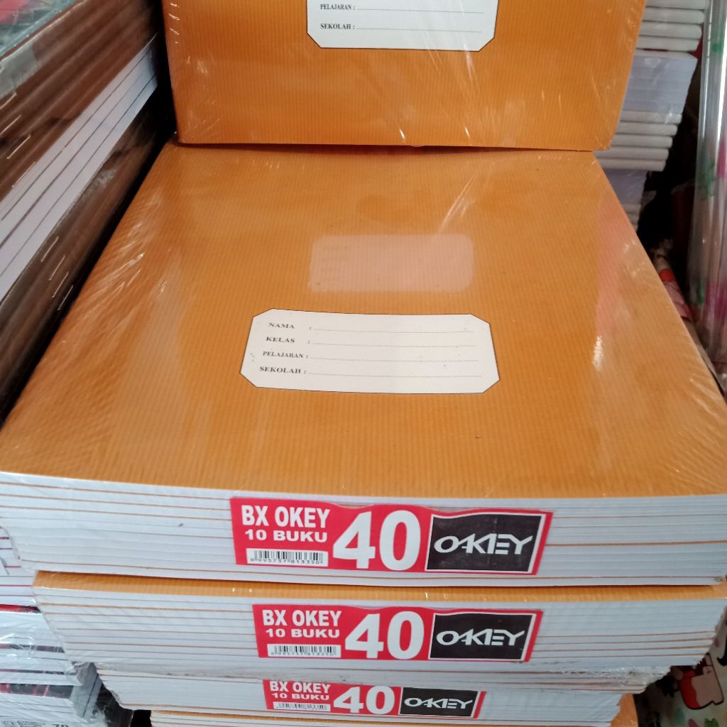 

BUKU TULIS BESAR OKEY CAMPUS 40 LEMBAR BESAR MOTIF POLOS