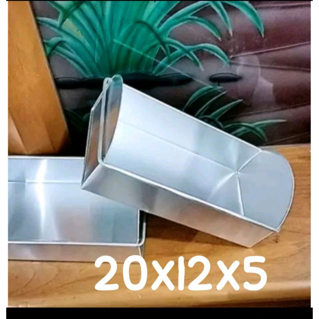 loyang sisir ukuran 20x12x5/loyang sisir kue