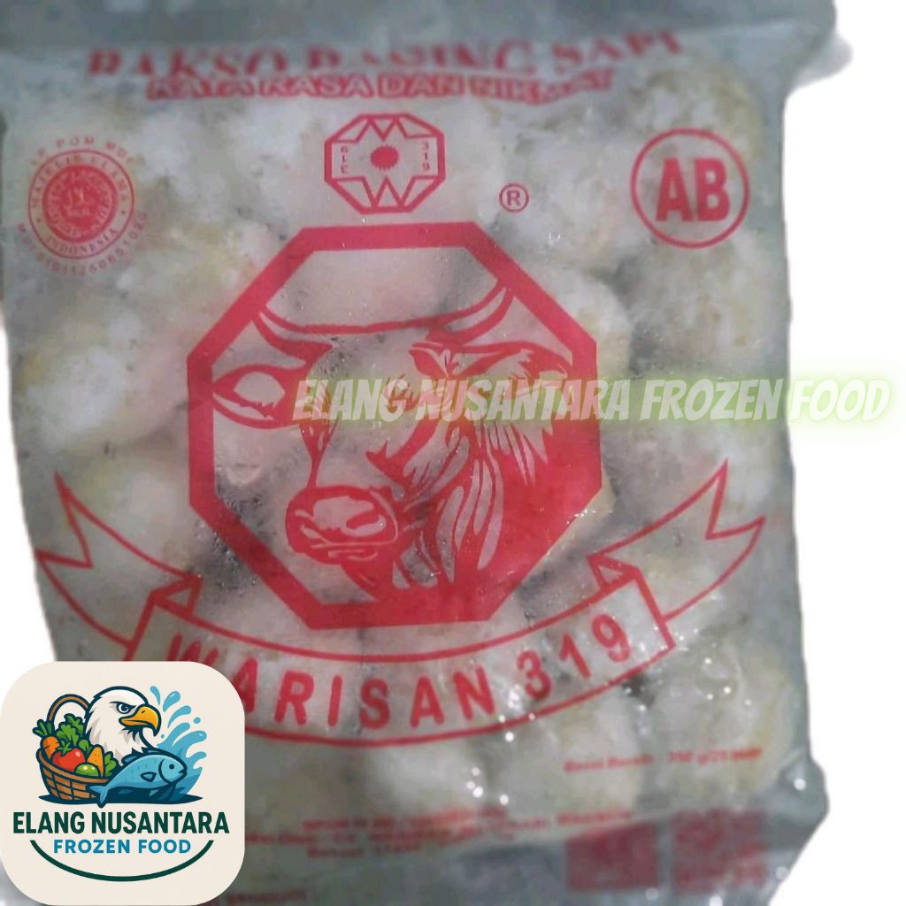 

Warisan 319 Bakso Warisan AB Olahan Sapi Isi 25 Food Frozen Meat Seafood Daging Goreng Pedas 300gr Elang Nusantara