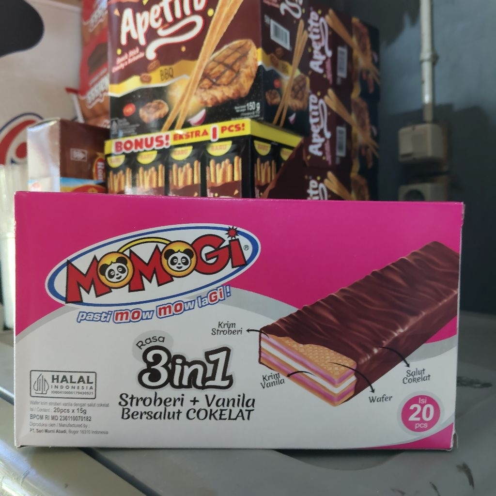 

Momogi 3 in 1 1pak isi 20 pcs @15 gr