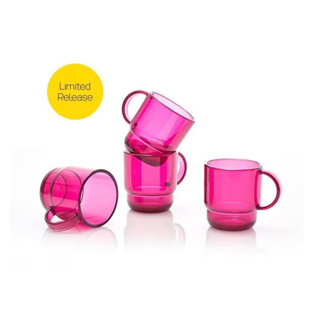 clear mug ungu tupperware (4)
