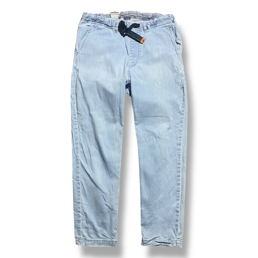 Kriff Mayer Japanese Brand Blue Denim Long Pants