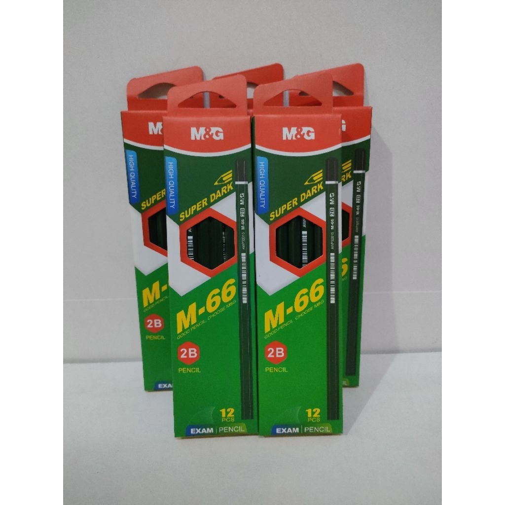 

PENSIL 2B M&G M-66 ISI 12 BATANG/PACK