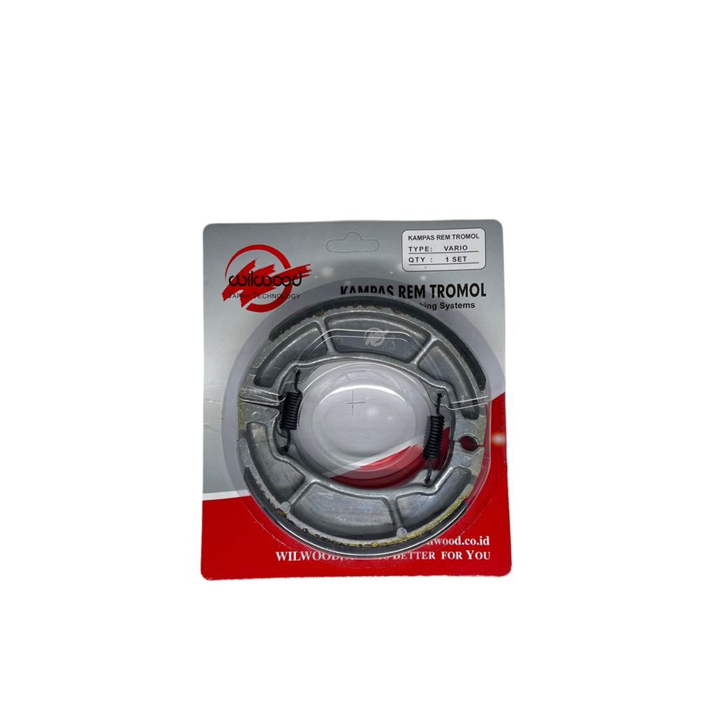 kampas rem tromol vario/beat/scoopy/vario 125/vario 150/verza/kampas rem tromol wilwood