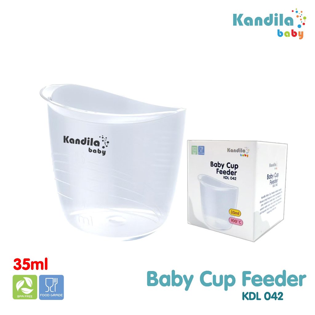 BABY CUP FEEDER KDL 042/ 35ML CUP ASI GELAS ASI