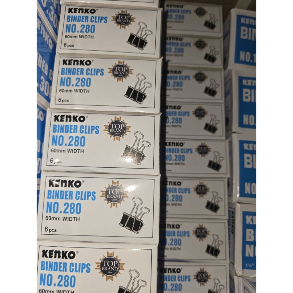 

BINDER CLIPS KENKO NO 280 PENJEPIT BUKU NO.280 60MM WIDTH