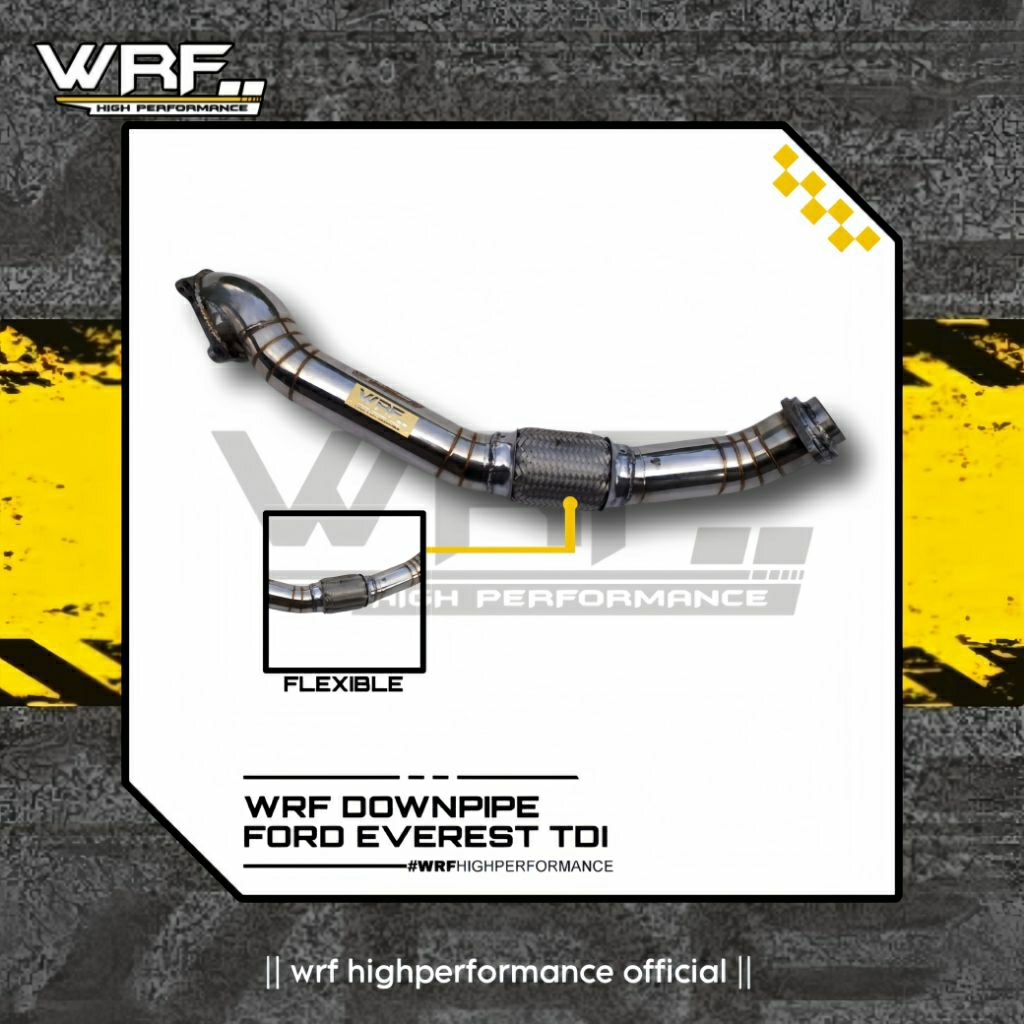 WRF DOWNPIPE FRONTPIPE FORD EVEREST TDI / KNALPOT FORD EVEREST TDI
