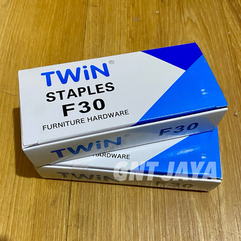 PAKU TEMBAK TWIN biru Staples merk twin F10 F15 F20 F25 F30