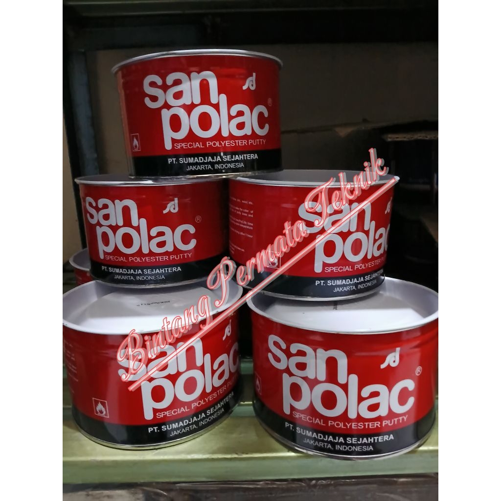 SANPOLAC DEMPUL 1 KG + resin hardener