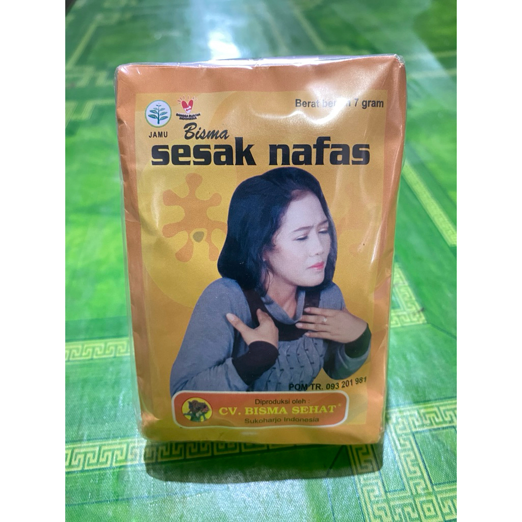 

Jamu Sesak Nafas Bisma Sehat Isi 10 Sacet