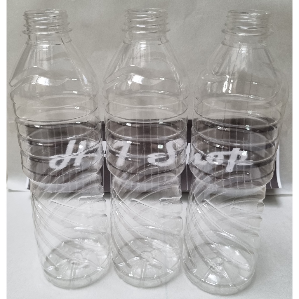 Botol 600ml Off Grade + Tutup (Cargo 200pcs) - Botol Plastik PET 600ml SN
