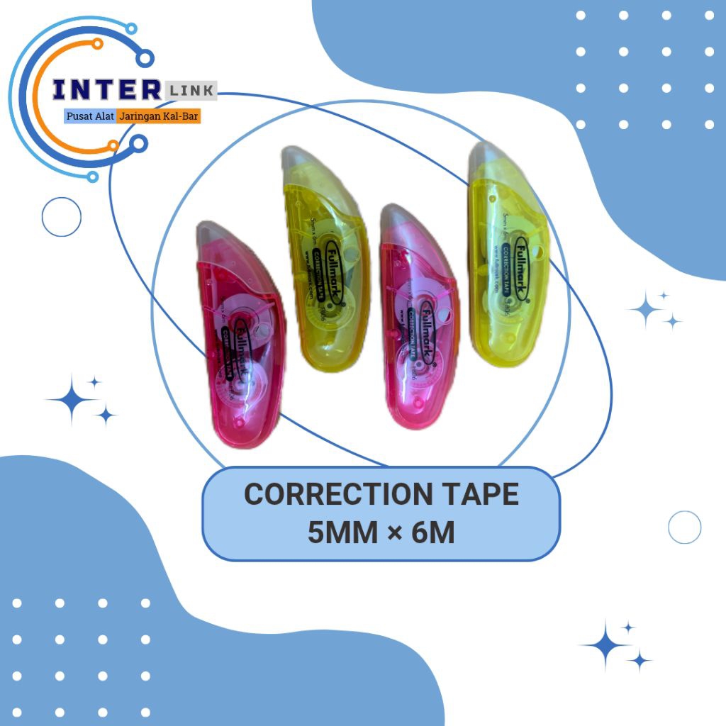 

CORRECTION TAPE FULLMARK 5MM×6M