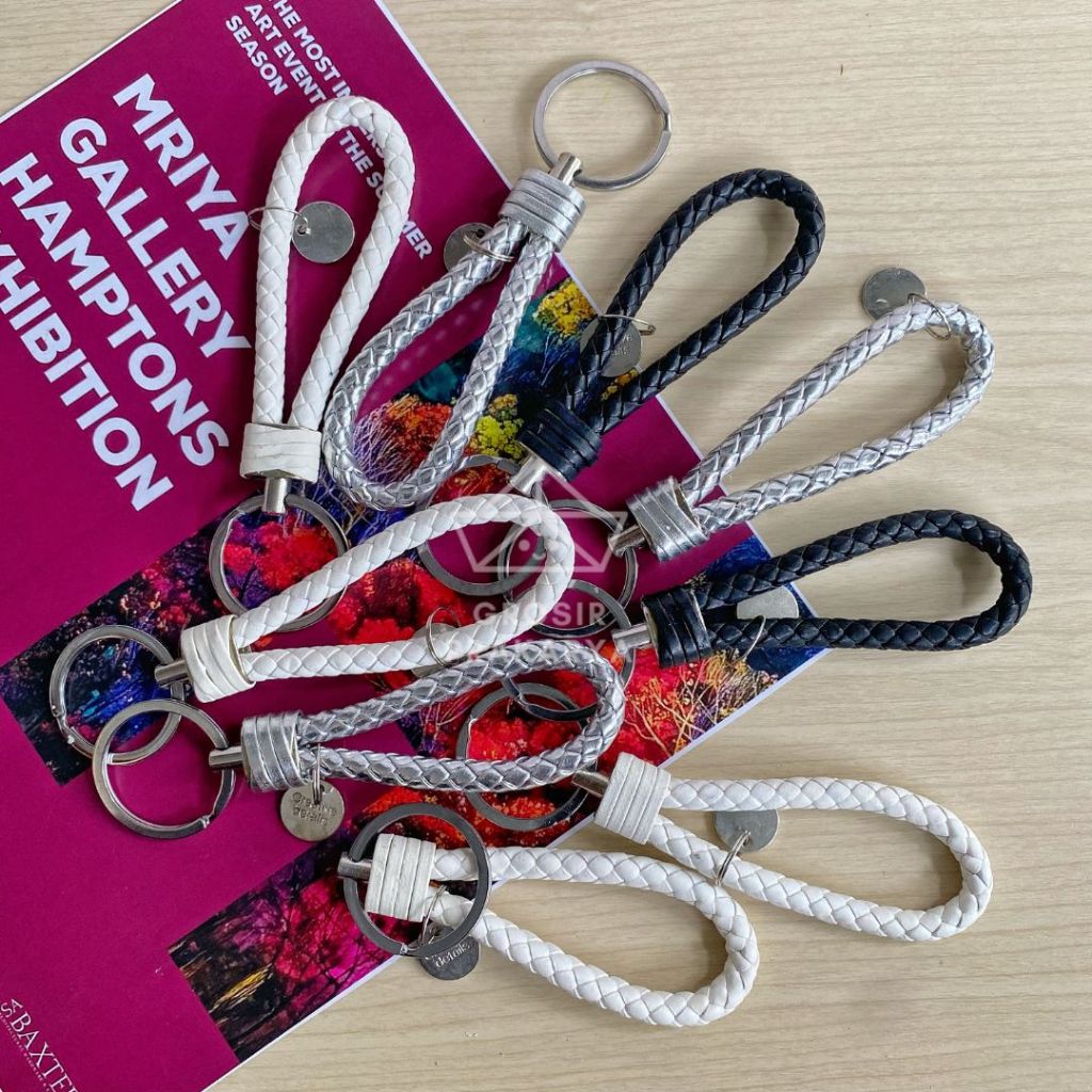 SATUAN Handle Tali Kepang Hand Strap Tas Bag Charm Keychain Pegangan Hiasan Pergelangan Tangan Aman 