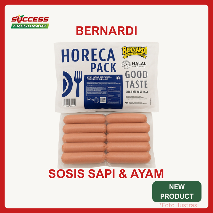 

Bernardi Sosis Sapi CL 500 Gram