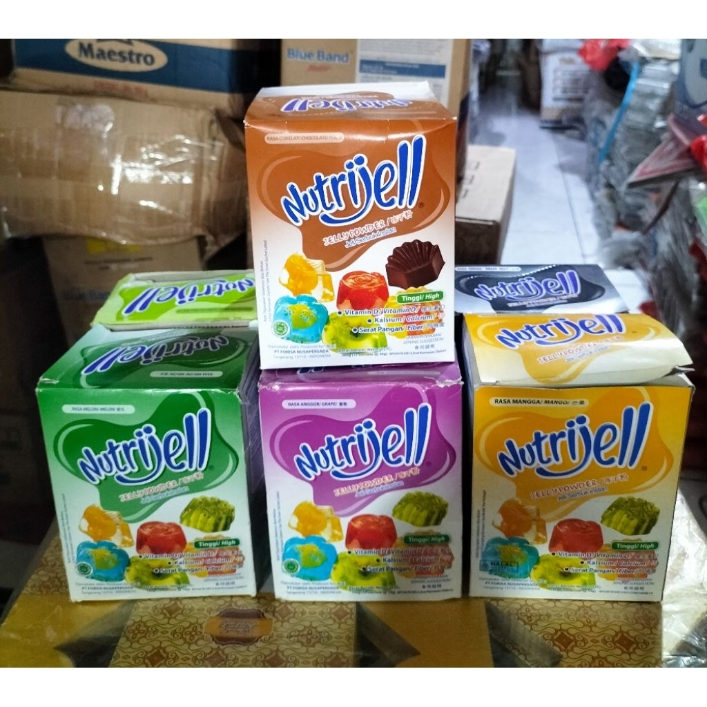 

nutrijel aneka rasa buah berat 15g,coklat 30g