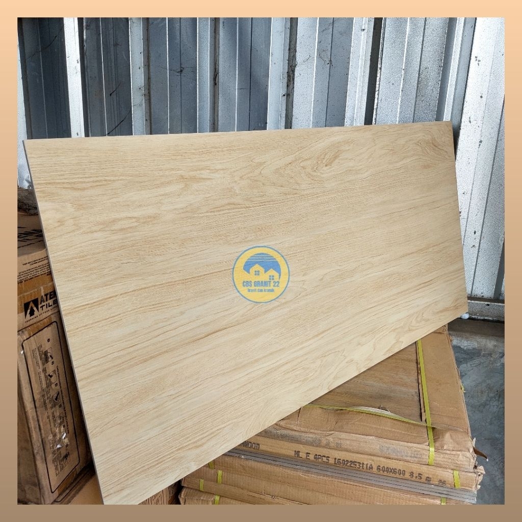 Granite motif kayu Granit motif kayu 60x120 mampel brow