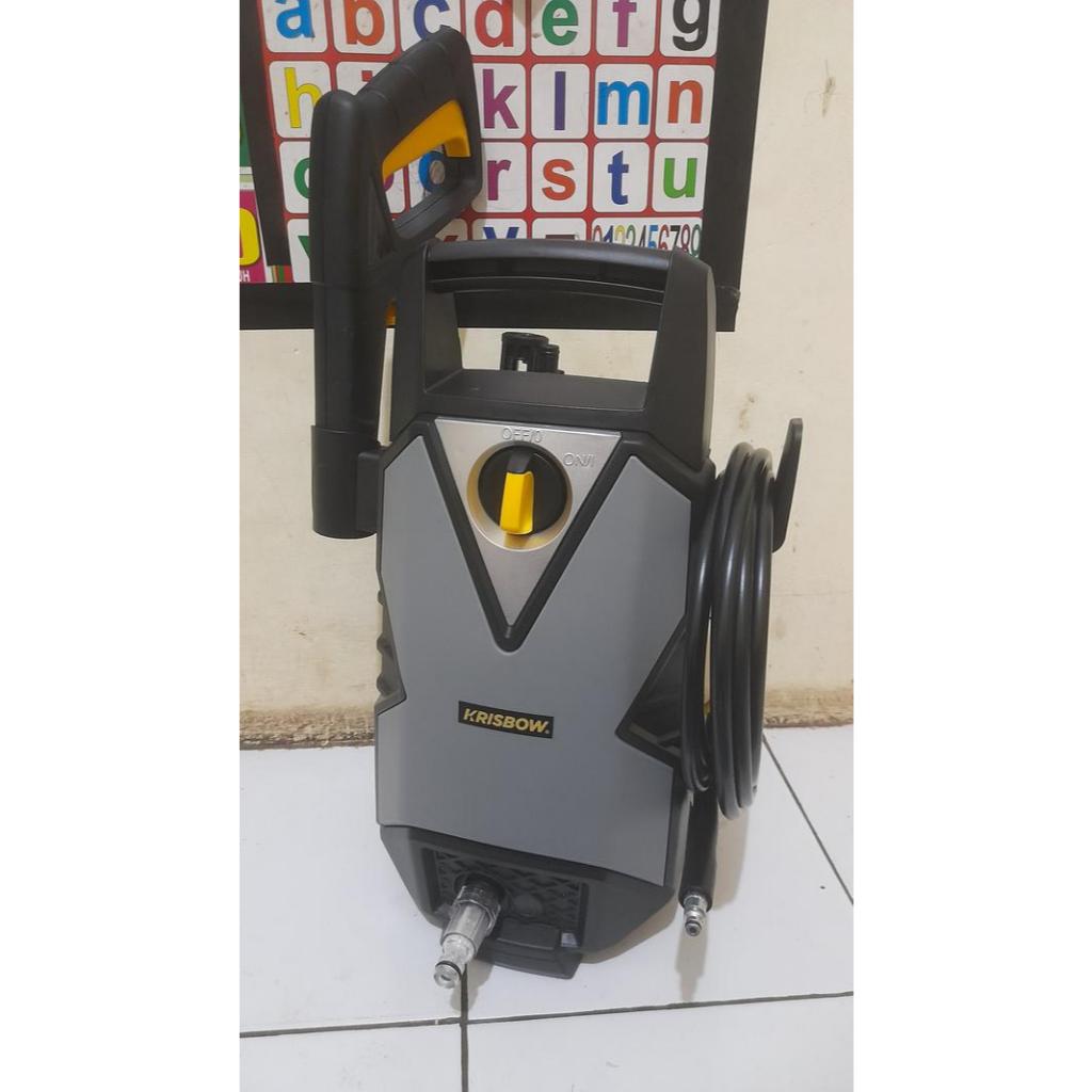 krisbow high pressure cleaner 100 bar 1400 watt /krisbow alat mesin cuci steam mobil motor power jet