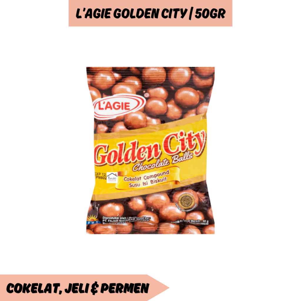

L'Agie Golden City Balls Kemasan Kecil 50gr