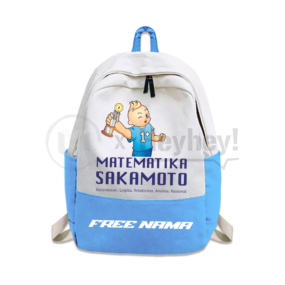 TAS RANSEL ANAK SEKOLAH MATEMATIKA SAKAMOTO - GRATIS CETAK NAMA