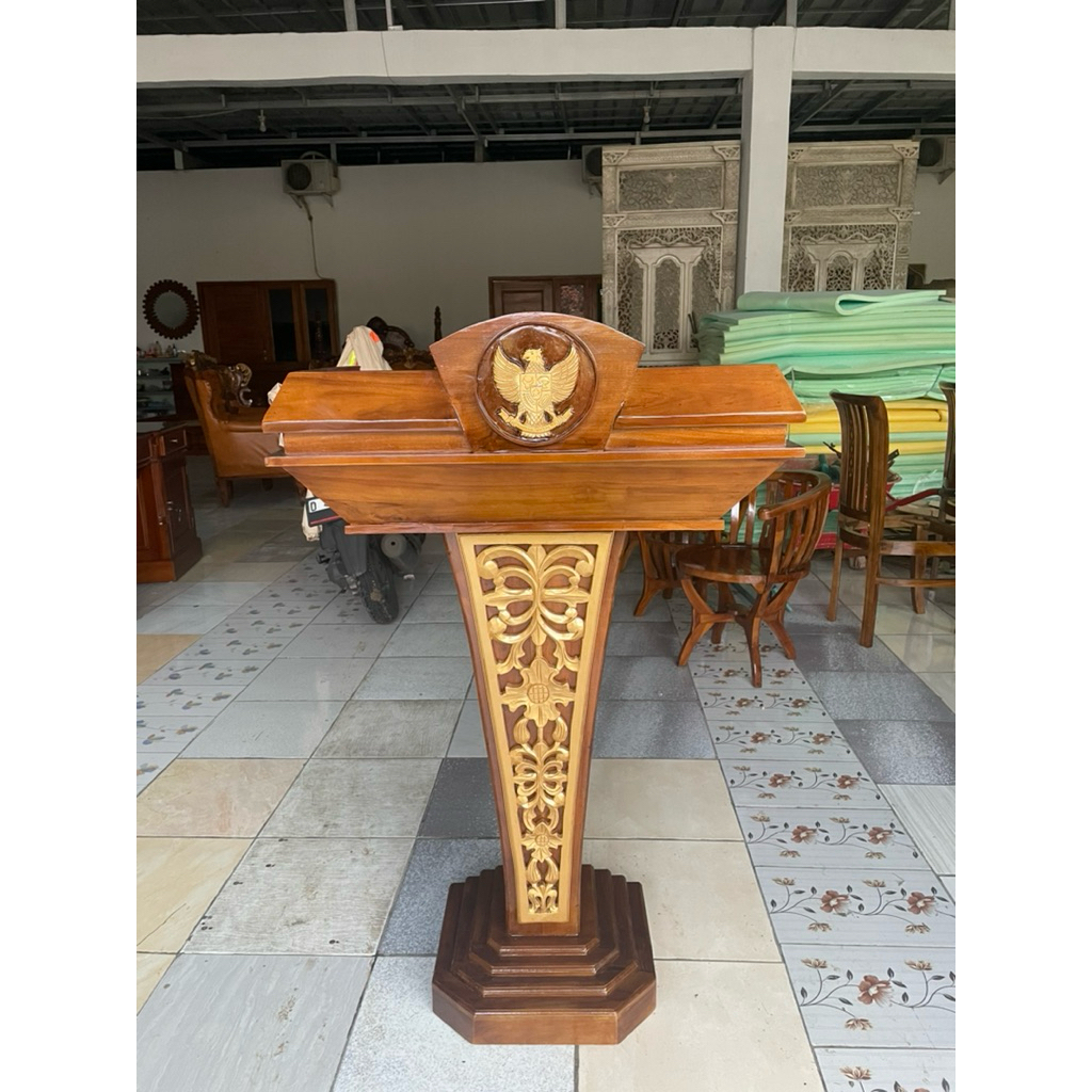 Podium Full Kayu Jati Jepara Furniture Jepara