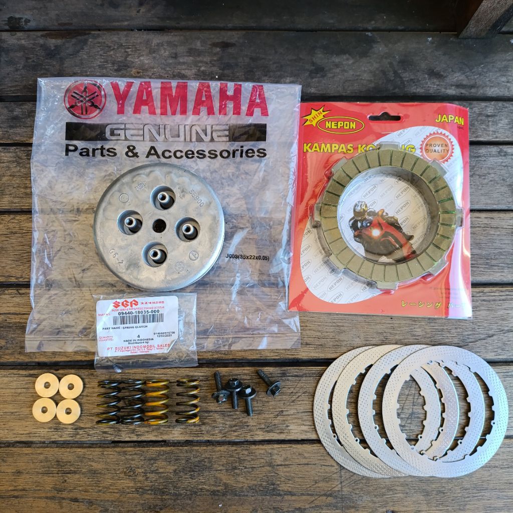 Rumah kampas kopling FIZR FIZ R set PNP per kopling smash original + ring plat FR80