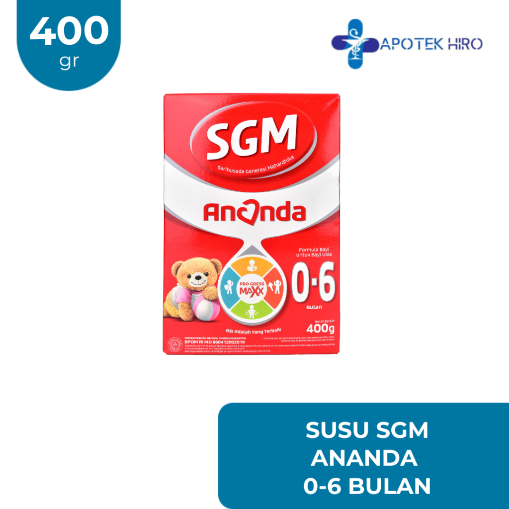 SUSU SGM ANANDA 0-6 BULAN - 400GRAM